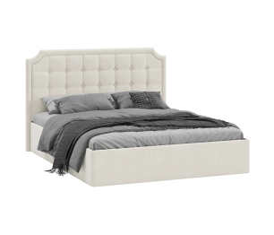 Кровать Анабель 160*200 тип 1 с ПМ  (замша )