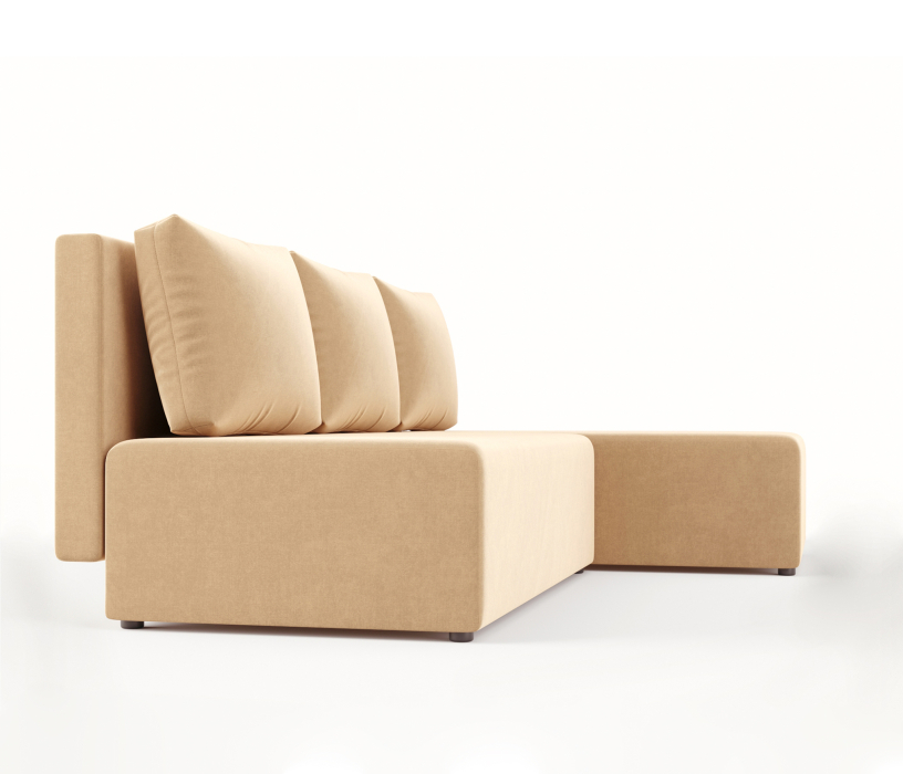 Диваны угловые, Диван-кровать Комо угловой, микровелюр