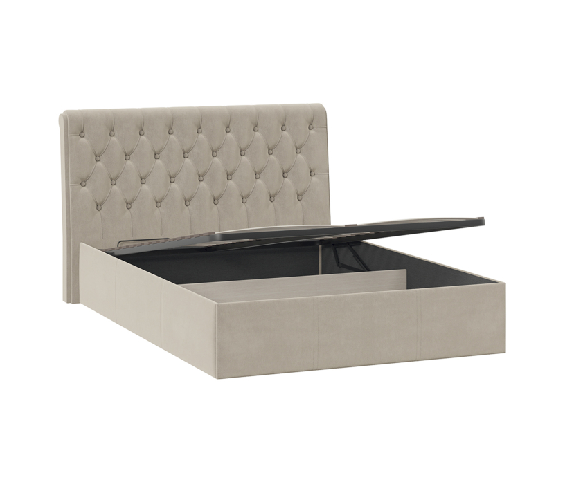 Кровати 140х200, Кровать Скарлет с ПМ 1400 велюр