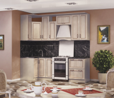 Лидеры продаж модульных кухонь, Кухонный гарнитур Регина (Дуб Ривер)