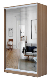 Хит-23-14-55 Шкаф-купе 2-х дверный, 2 зеркала (2300х1362х620)