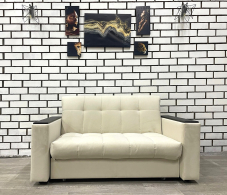 Диваны кровати со спальным местом, Диван Аккордеон НПБ 1880 Teddy, с накладками МДФ граунд