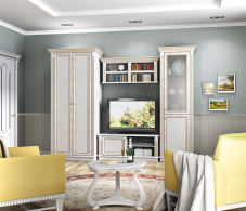 Стенки для гостиной, Версаль Белый Ясень комплект L-2920