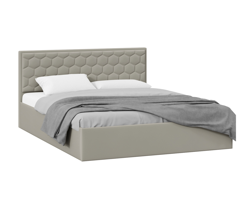 Кровати 160х200, Кровать Порто без ПМ, Велюр