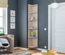 Стеллажи, Стеллаж торцевой Дакота СБ-2085 Сосна