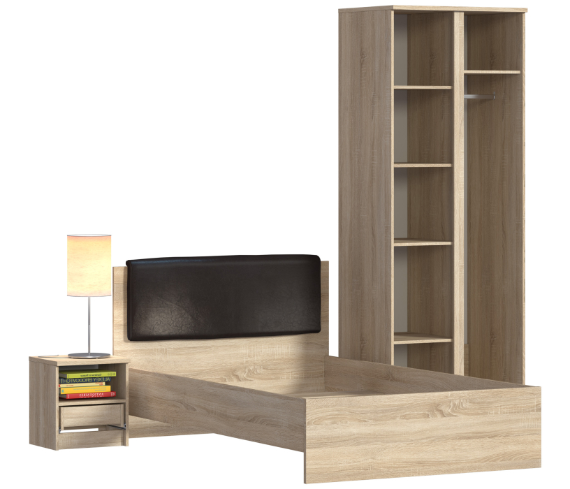 Спальные гарнитуры, Веста набор с кроватью 1200