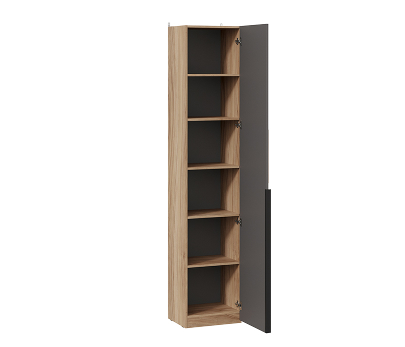 Шкафы пеналы, Шкаф для белья Порто дверь зеркало (366)