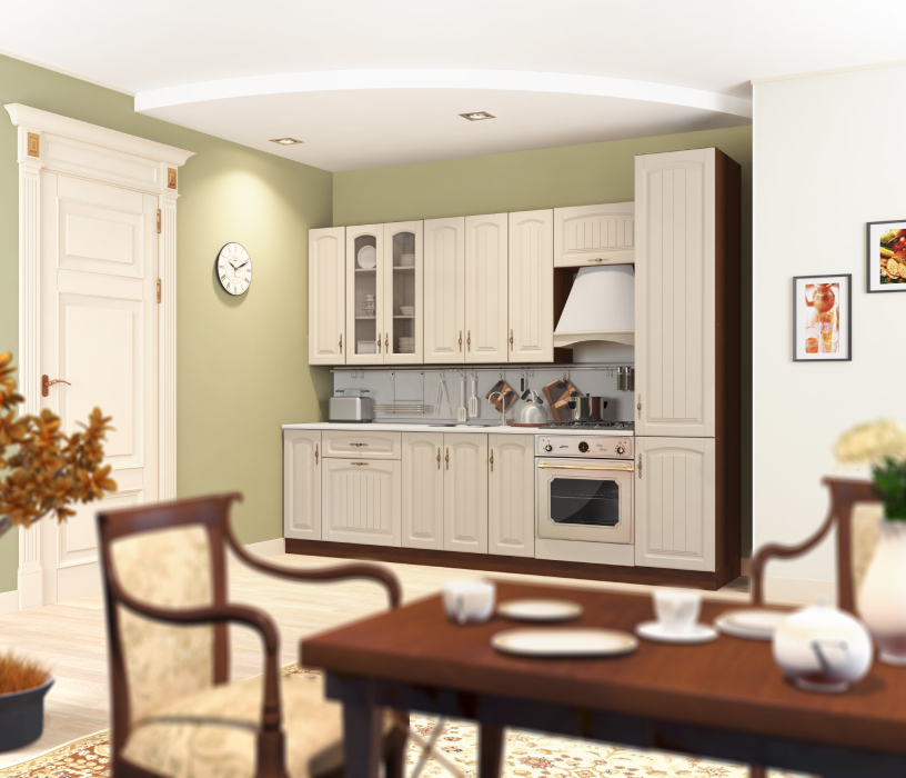 Лидеры продаж модульных кухонь, Регина кухня 2850