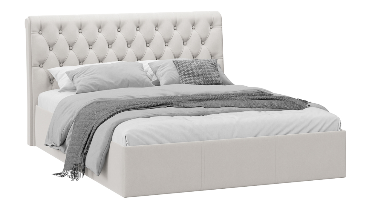 Мягкая кровать, Кровать Скарлет 160*200 с ПМ (велюр)