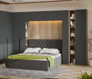 Шкаф для одежды Порто двери зеркало (580)