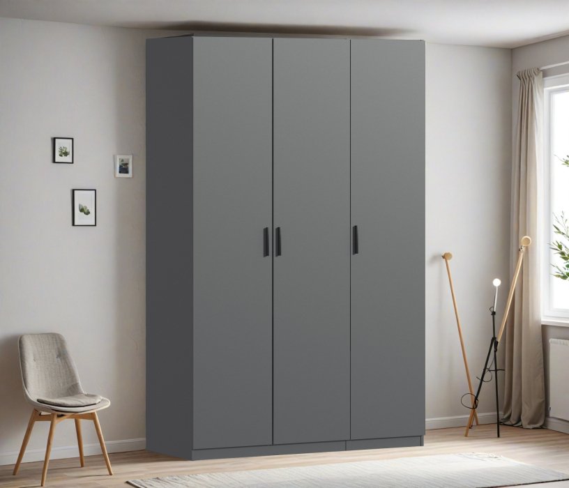 Для одежды, Шкаф трехдверный Макс 1500 мм, вариант №1 (ЛДСП)