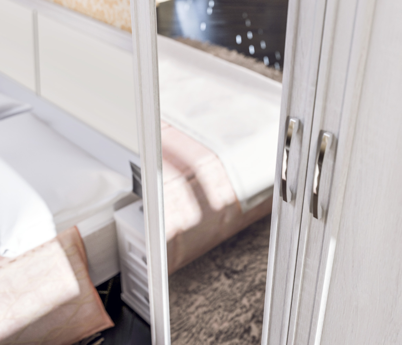 Спальные гарнитуры, Флоренция Спальня с полками СБ-2403