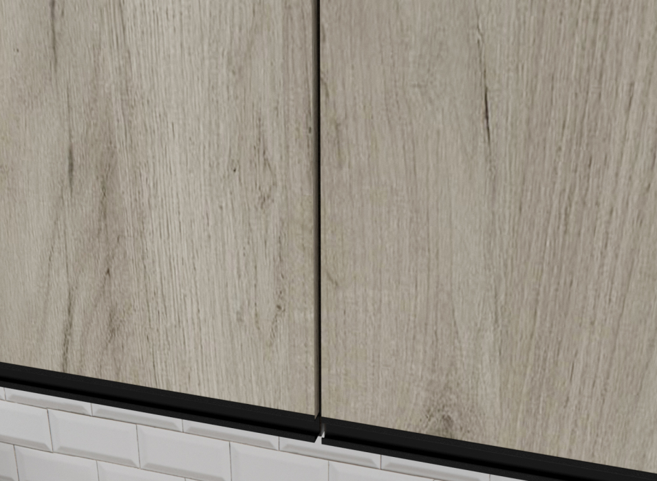 Кухонные гарнитуры, Кухонный гарнитур Равенна нормал 1,5 м Дуб браун ЛДСП