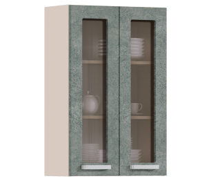 Регина шкаф навесной со стеклом 2 дв 60х93 см