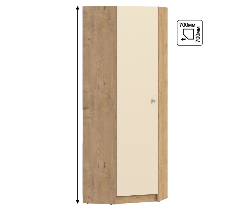 Угловые шкафы, Шкаф угловой Сидней СБ-2589