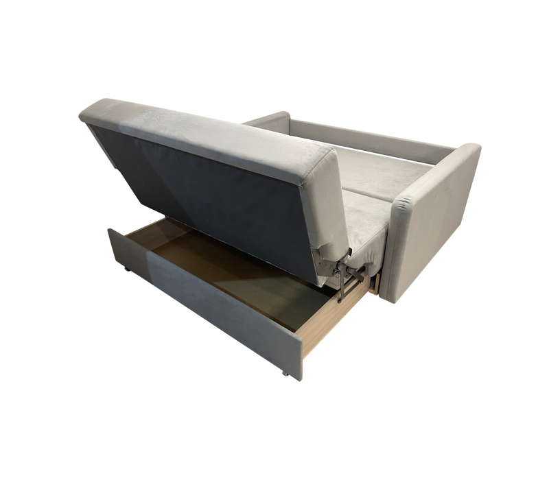 Диваны с ящиком для белья, Диван Уют-Аккордеон 1400 БД, НПБ, велюр