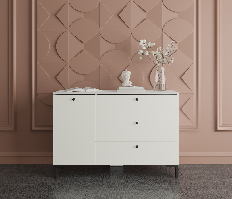 Комоды, Комод Тренд СБ-3446 3 ящика, 1 дверь