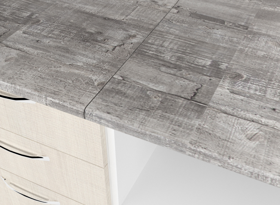 Кухонные гарнитуры, Кухонный гарнитур Лариса нормал 3 1,5 м Латте ЛДСП