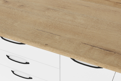 Кухня Жасмин макси 2 1,8 м Белый глянец ЛДСП