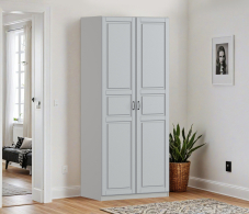 В спальню, Шкаф двухдверный Макс 1000 мм, вариант №1 (ЛДСП/МДФ)