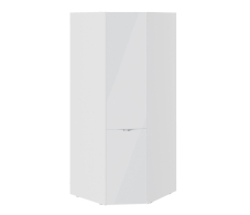 Угловые шкафы, Шкаф угловой для одежды Глосс