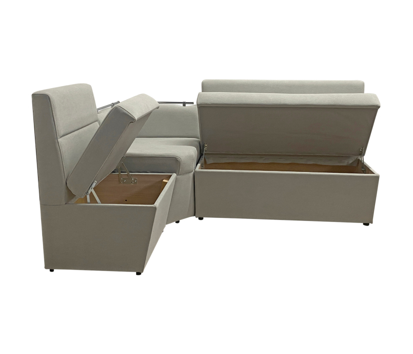 Кухонные уголки, Кухонный уголок Уют низкий сектор, велюр