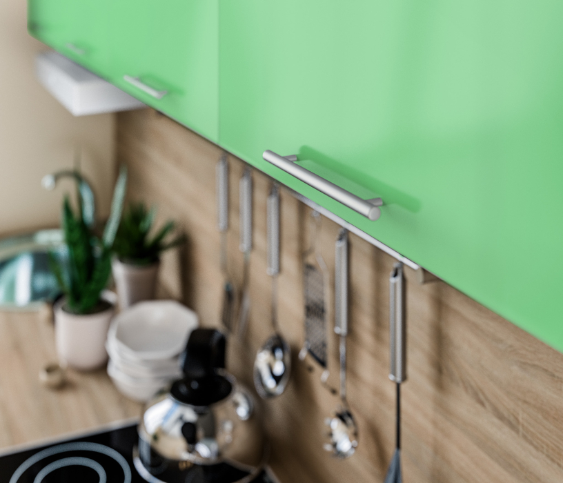 Лидеры продаж модульных кухонь, Анна L-2800 Эвкалипт/Ваниль