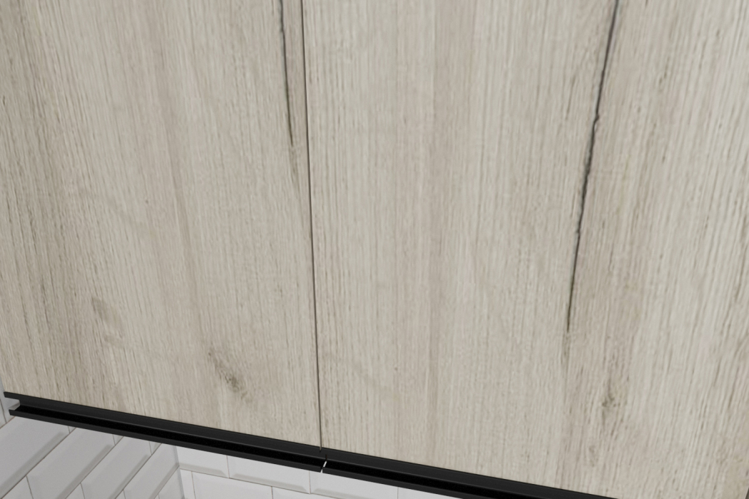 Кухонные гарнитуры, Кухонный гарнитур Равенна прайм 0,4 х 1,1 х 2,0 м Дуб браун ЛДСП