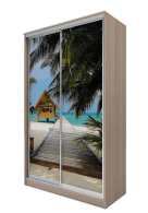 Шкафы-купе, Хит-23-17-77 Шкаф-купе 2-х дверный, фотопечать (2300х1682х620) Море