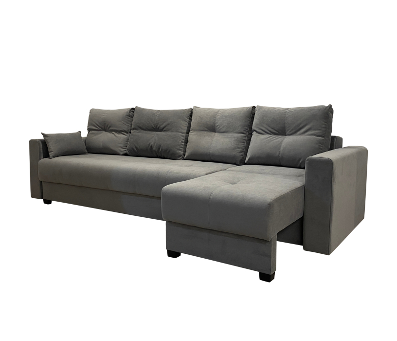 Диваны с ящиком для белья, Диван Комфорт-6(3+1К) модульный, НПБ, велюр