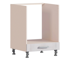 Напольные, Регина РСД-1-60 Шкаф-стол под духовку Песочный/Риф белоснежный