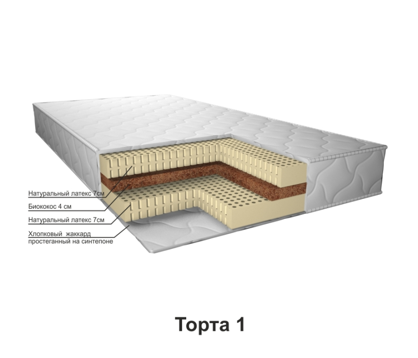 800 x 2000, Матрас Торта-1 (800*2000)