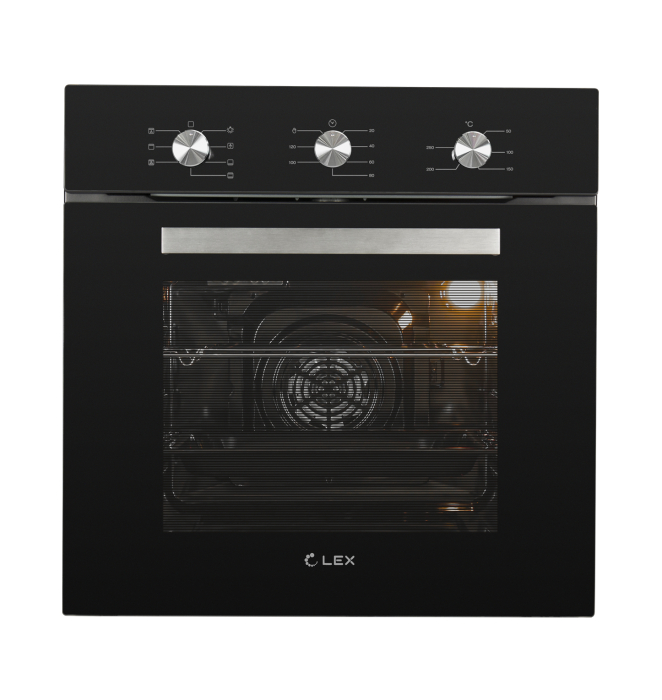 Духовые шкафы, Электрический духовой шкаф Lex EDM 073 BL