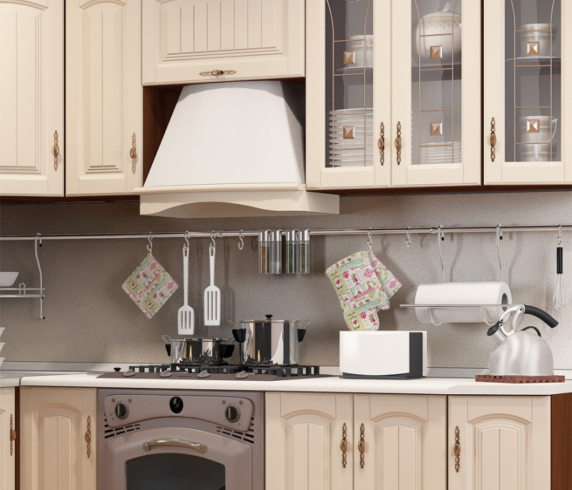 Кухонные гарнитуры, Кухонный гарнитур Регина (Бежевый)