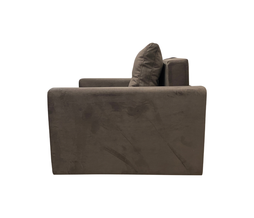 Кресло для отдыха, Кресло Комфорт-7 МД, НПБ, широкий подлокотник, велюр