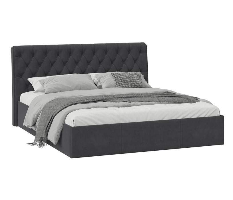 Кровати 180х200, Кровать Скарлет с ПМ 1800 велюр