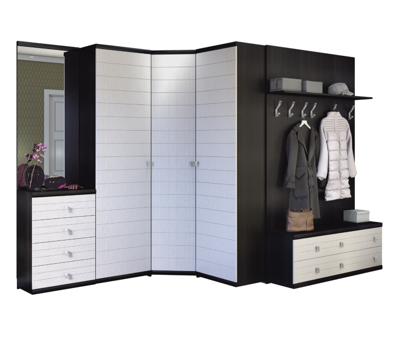 Прихожие, Набор для прихожей с угловым шкафом Гретта