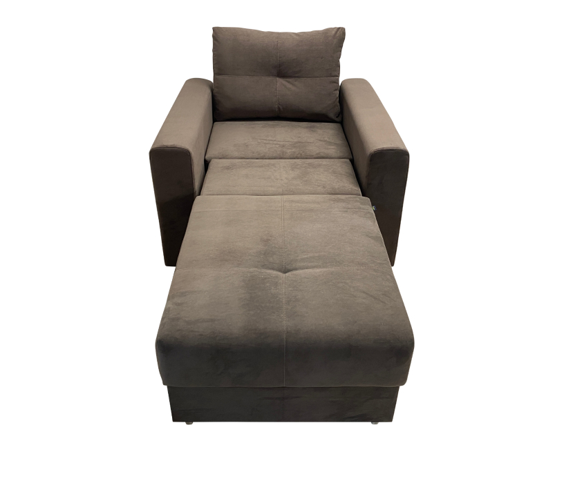 Кресло для отдыха, Кресло Комфорт-7 МД, НПБ, широкий подлокотник, велюр