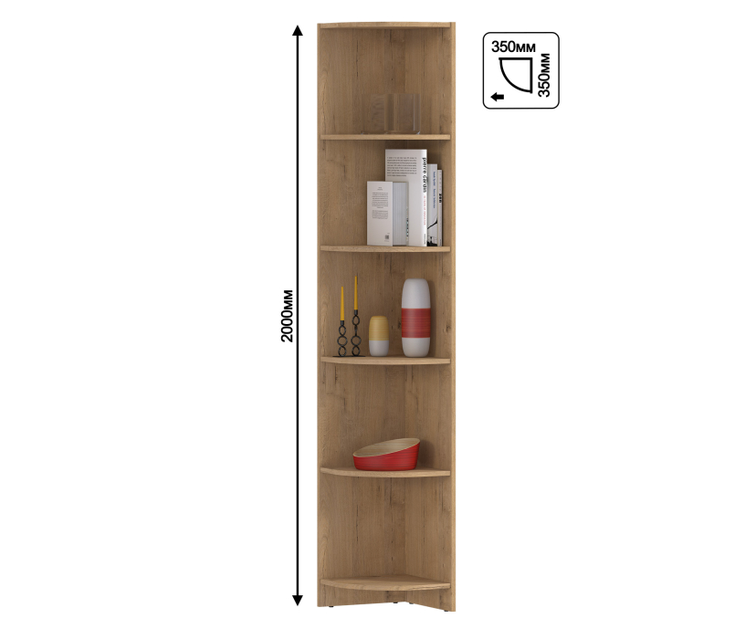 Стеллажи, Стеллаж торцевой Сидней СБ-2587