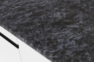 Кухонный гарнитур Лотос лайт 1,2 м Белый глянец ЛДСП