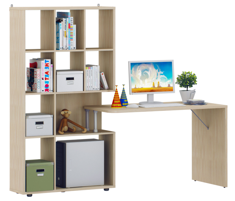 Письменные столы, Стеллаж со столом Техно СБ-2303