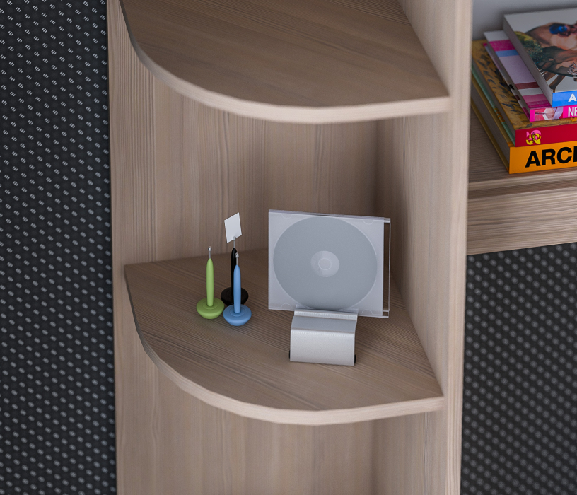 Стеллажи, Стеллаж торцевой Дакота СБ-2085 Сосна