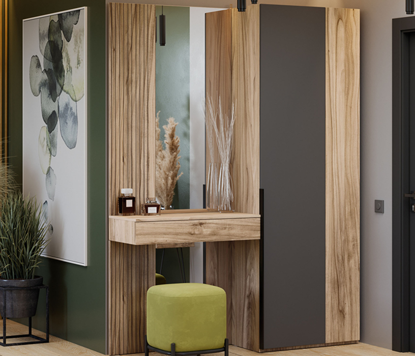 Тумбы, Тумба подвесная с зеркалом Порто