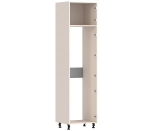 Регина РП-560 Пенал Песочный/фасад МДФ Аквамарин