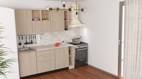 Кухонный гарнитур Надежда макси 4 1,8 м ЛДСП