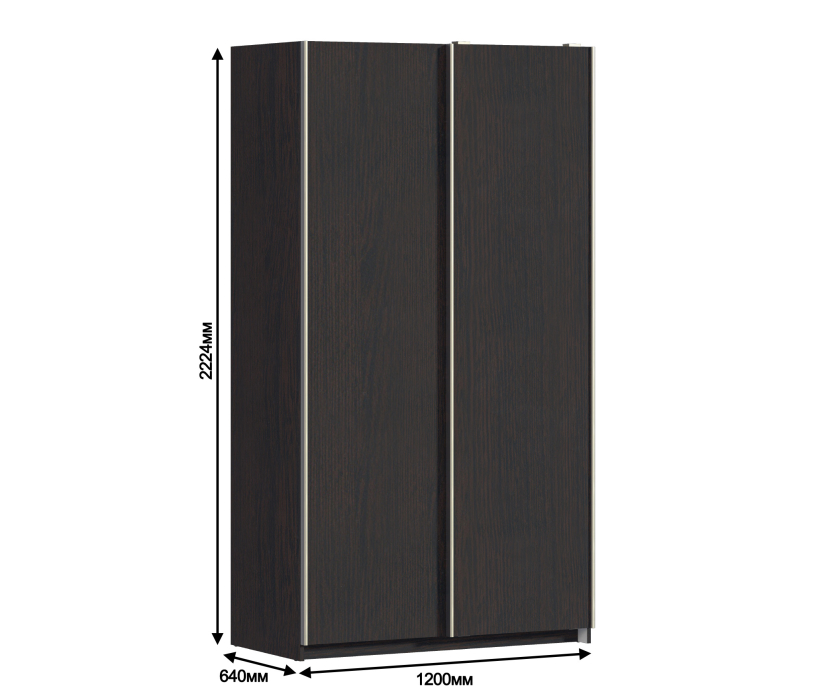 Шкафы-купе, Шкаф-купе (1200) Палермо СБ-2642