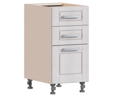 Напольные, Регина РСЯ-40 Шкаф-стол с ящиками Песочный/Риф белоснежный