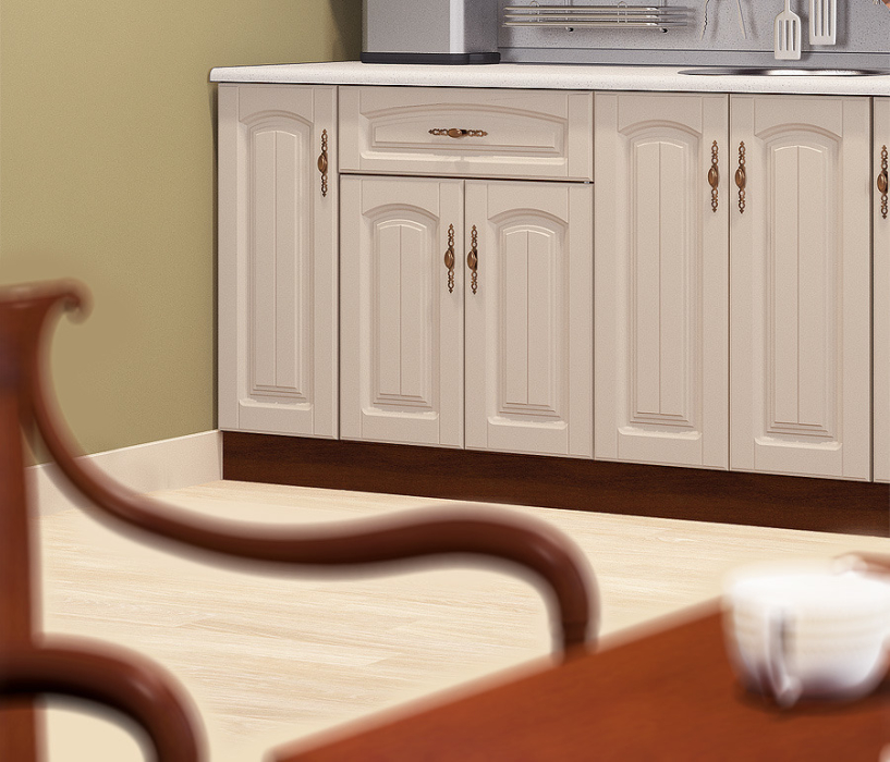 Кухонные гарнитуры, Кухонный гарнитур Регина (Бежевый)