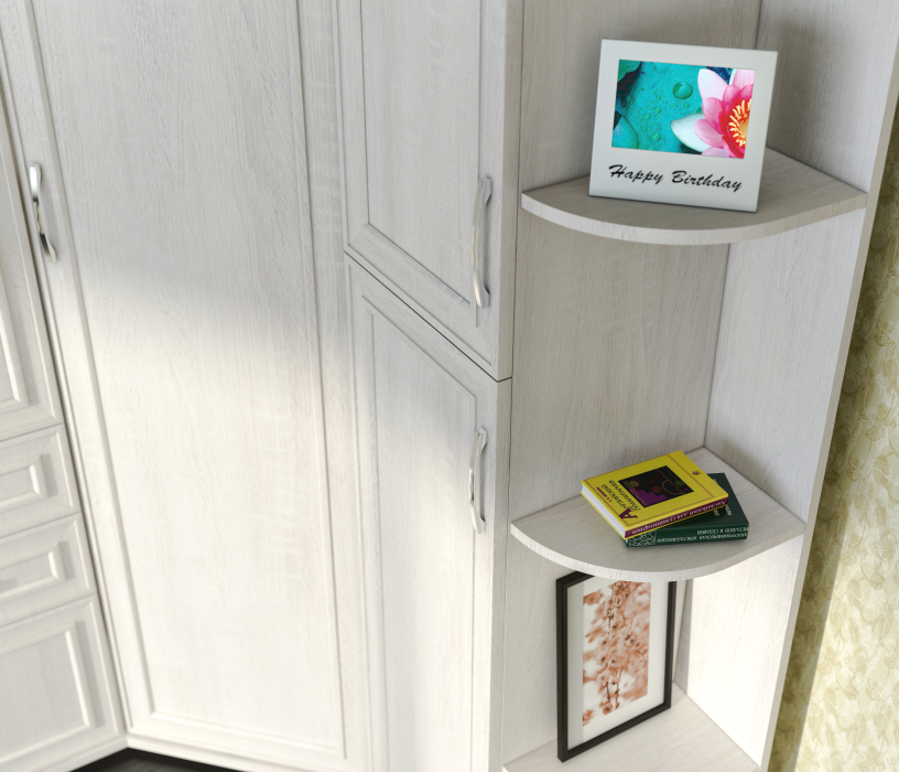 Для одежды, Шкаф торцевой Флоренция СБ-2392