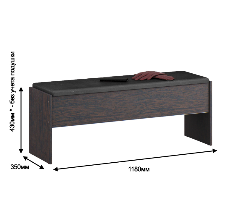 Банкетки, Пуфик 1180 Афина СБ-2237